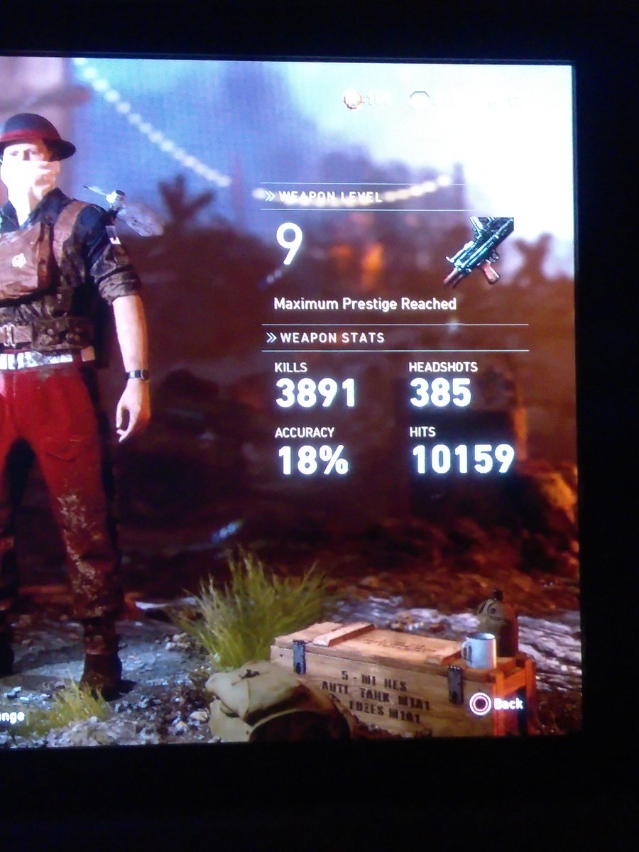 amp_phetamine's tweet photo. @Activision @SHGames  this weapon is supposed to be an 8 dmg rating? https://t.co/jhhYmNiYzP