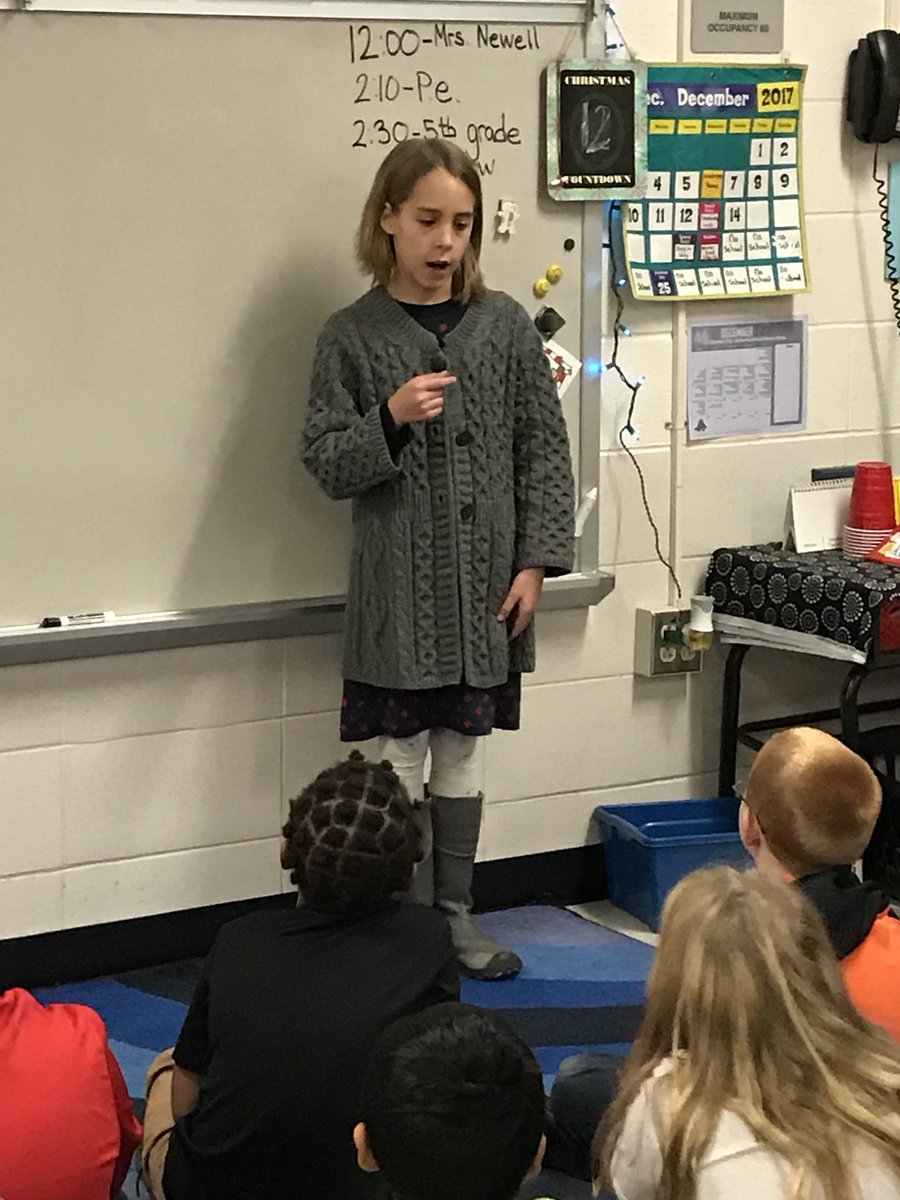 MrsAdams2ndGr's tweet photo. A former student did a presentation on the Christmas traditions in Russia. I luv when students come back to share with my kids! #bheleaders #21stcenturyskills #bhepride https://t.co/MWaYTUMVKj