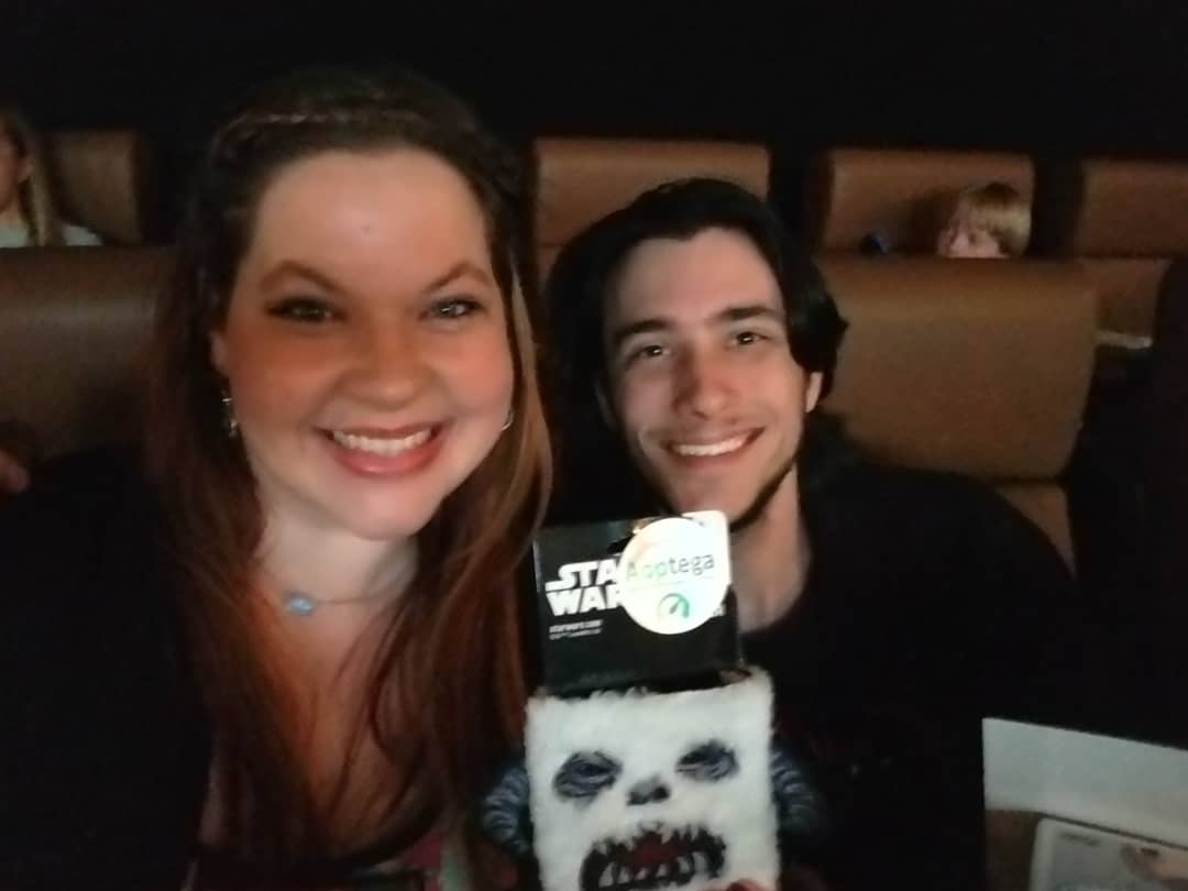 FabulouslySarah's tweet photo. So excited to see The Last Jedi thanks to @Tier4Advisors #MayTheForceBeWithYou https://t.co/US2mpxZS8f