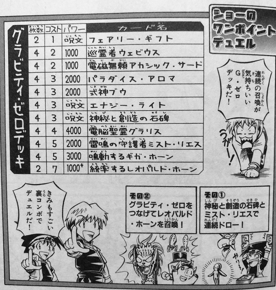 思い出のデュエマ Youtubeやってます בטוויטר グラビティ ゼロデッキ ショーが作ったグラビティゼロデッキ その爆発力は凄まじく 神秘と創造の石碑 と 雷鳴の守護者ミスト リエス のコンボで1ターンに7体以上のクリーチャーを召喚した こんなコンボが