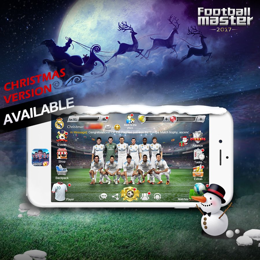FMChain11's tweet image. Dear managers, the special version for Christmas is available now! Check our new version right now on AppStore and Google Play.
PS, all new events for Christmas will be launched in next week, please stay tuned!