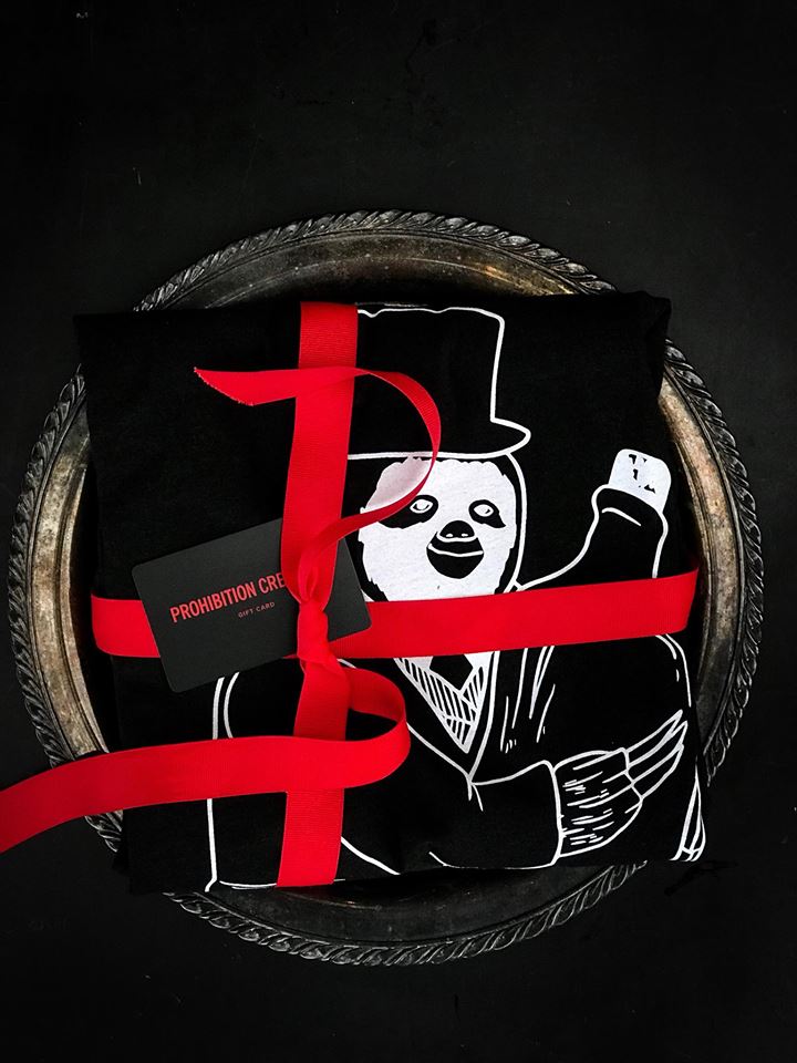 Give the sweet surprise of boozy ice cream this holiday season! Because who doesn’t love booze, ice cream and adorable sloths?! We have tshirts and gift cards at our shop and e-gift cards online! 🎁🎄🎊 #dessert #boozyicecream #Austin #ATX