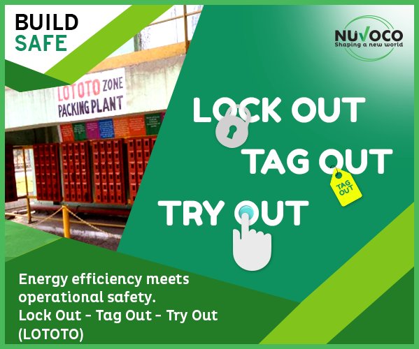 Nuvoco on Twitter: "LOTOTO is a procedure of isolating ...