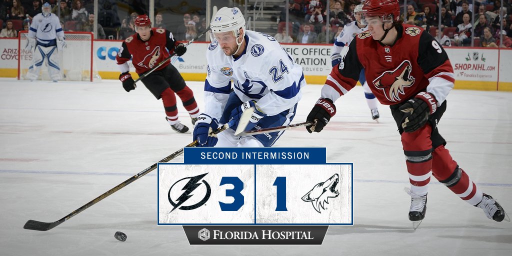 Tampa Bay Lightning on Twitter "Twogoal lead still intact after two