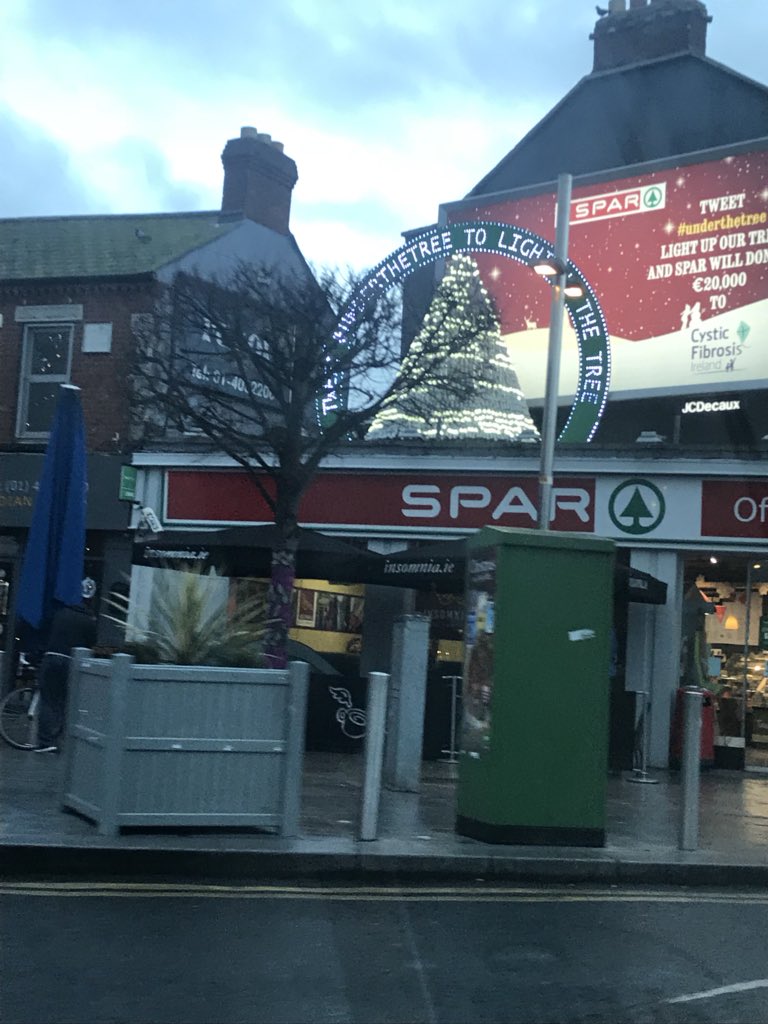 laila_ryan's tweet photo. #underthetree #spar #christmas #ranelagh https://t.co/JVr0o7qYdr