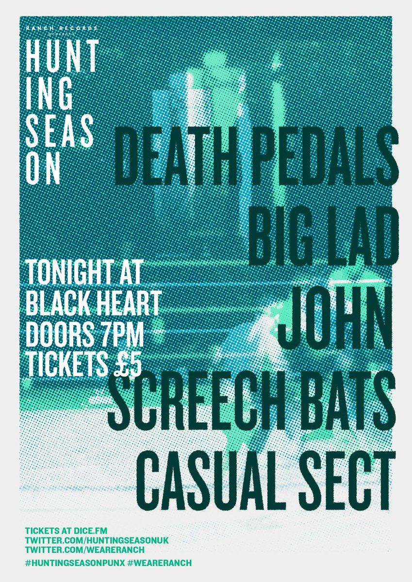 THE LAST HUNTING SEASON OF THE YEAR &amp; WHAT A WAY TO GO OUT. 5 PUCKER BANDS FOR JUST £5. SEE YOU AT <a href="/Theblack_heart/">The Black Heart</a> FOR BEERS+MINCE PIES+PUNK