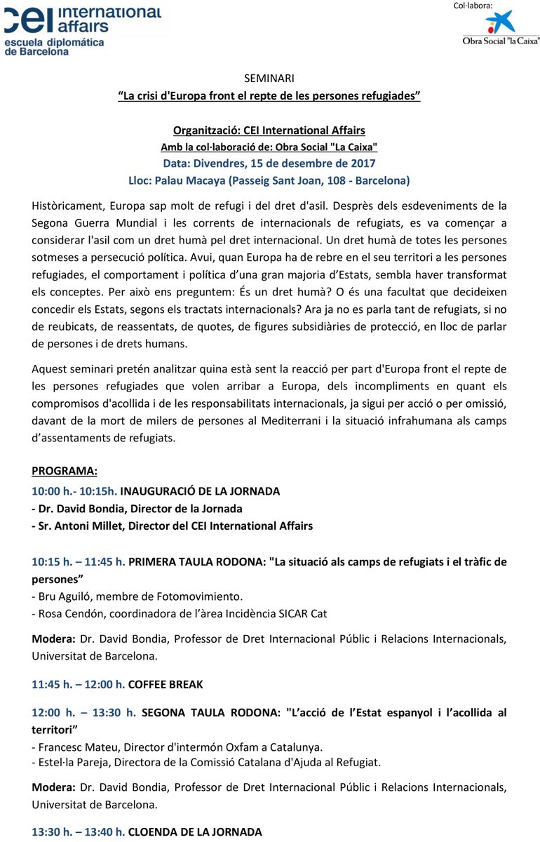 Comissió Catalana d'Acció pel Refugi tweet media