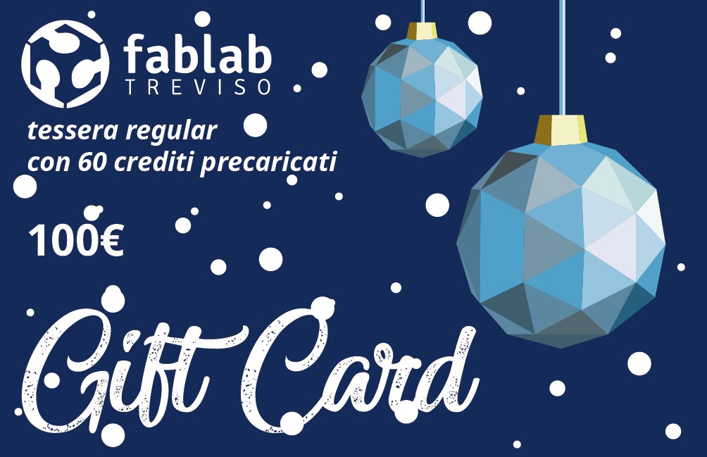 FabLabTreviso's tweet photo. Un regalo originale per appassionati o curiosi delle nuove tecnologie: scegli una #giftcard #FabLabTreviso 
Puoi richiederla qui: https://t.co/cMVru93zrC https://t.co/wWdt4wg0yy