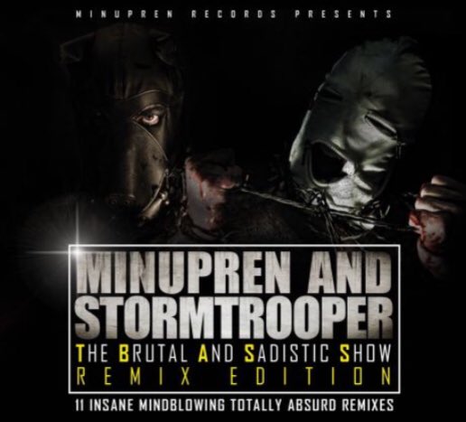 Official_ZYX's tweet photo. #releaseday MINUPREN & STORMTROOPER-THE BRUTAL AND SADISTIC SHOW #onstocknow #minupren #hardtechno #hardtekk #hardcore #remixedition #eskalieren #itsnochimmerallabouteskalieren https://t.co/QPAh5bKdzv