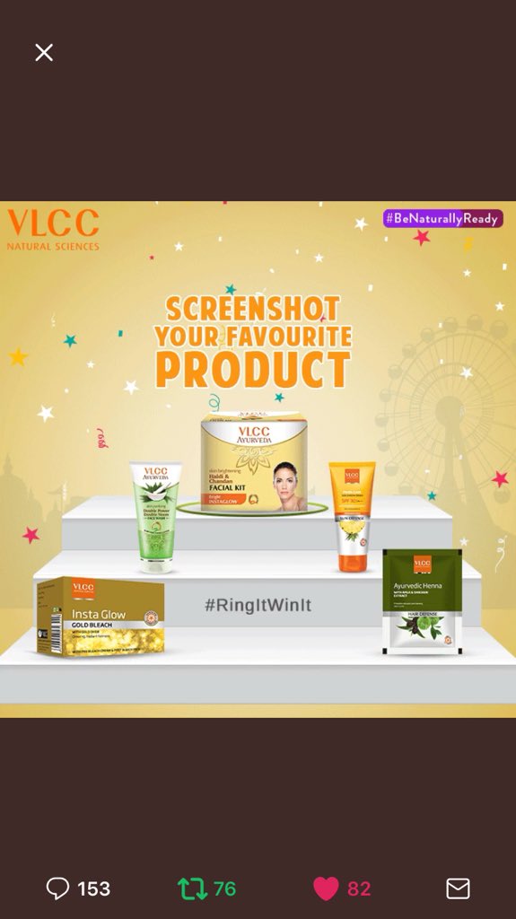 bokadia_vinita's tweet photo. @VLCCpersonal #RingItWinIt #BeNaturallyReady @VLCCpersonal
Join @desichipakli @Pooja_queens @Gopal29 @lavishkumar_17 @BADSHAH_MEHUL @krishna0924 @nikunjbajoria . https://t.co/juS0Pb217Y