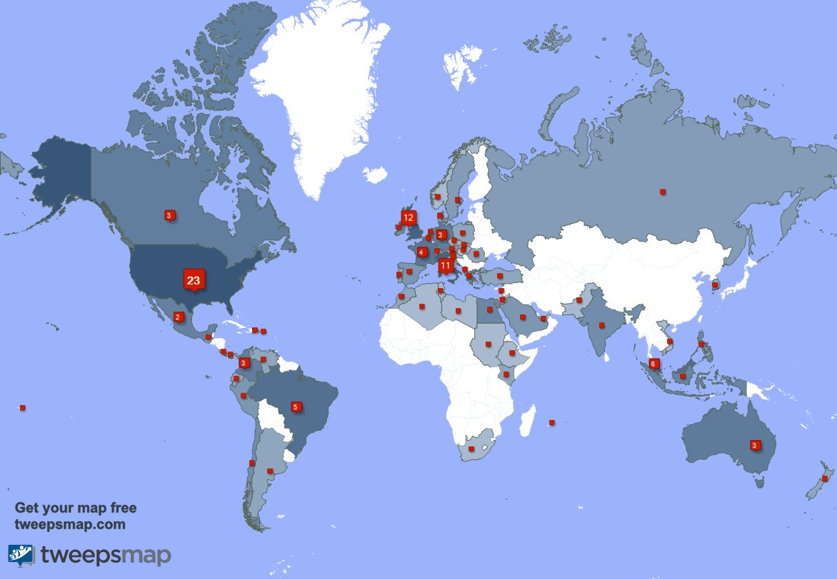 messedharry's tweet photo. My followers are in USA(22%), UK.(12%) Get your free map https://t.co/qTdlJTdVlP https://t.co/xowiylyKs0
