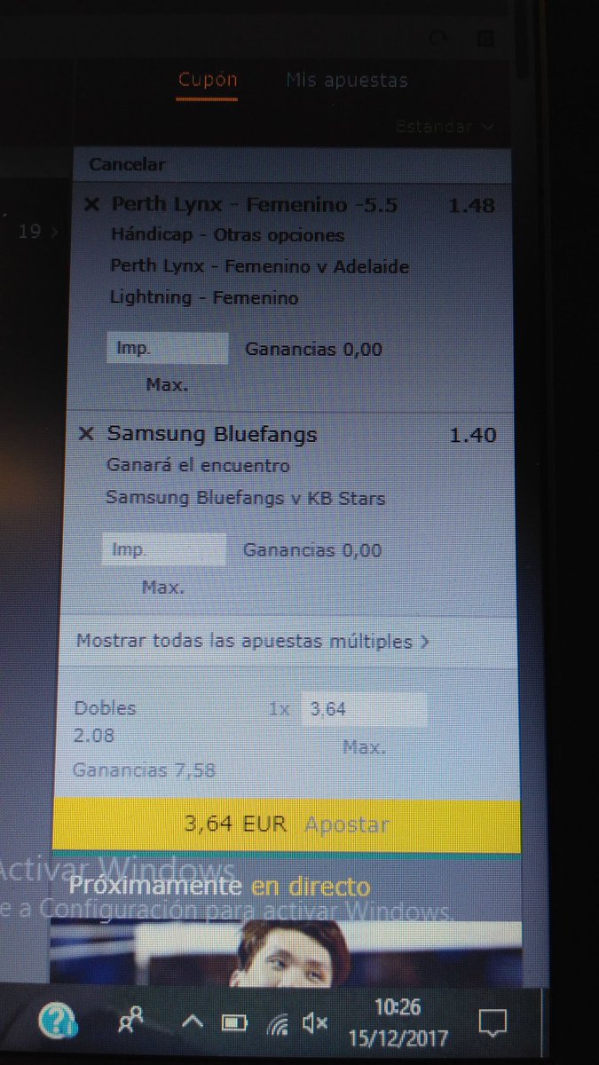 WeekBet's tweet image. Vamos con esta combinada mañanera! 
⬛ Baloncesto Australiano Femenino el Perth Linx -5.5 + ganar Samsung en Voleibol Corea del sur.
⬛ Cuota: 2.08 💰
⬛ Stake: 7 🍀
⬛ Apostado: 3.64 unidades!
Confiamos en esta apuesta! RT si la seguís! 💪💪🍀🍀