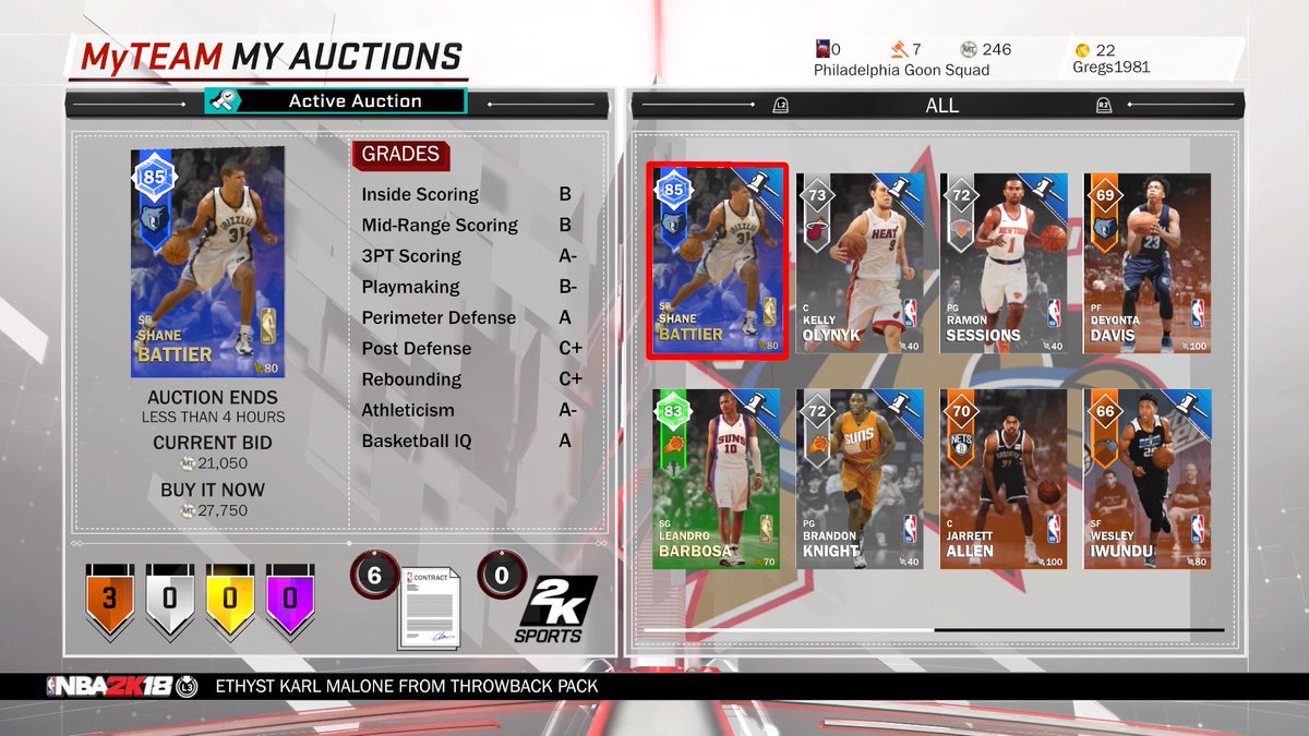 GregS1981's tweet photo. @2kauctions cheapest on PS4 @nba2K_myteam  #PS4share https://t.co/20eLmZQXRj