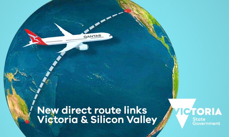 philipdalidakis's tweet photo. New direct @Qantas route announced to link #Melbourne &amp; #SiliconValley / #SanFrancisco. #SpringSt #Tech @johnerenmp

https://t.co/G7RbmrxDgc https://t.co/mdB5u518IN