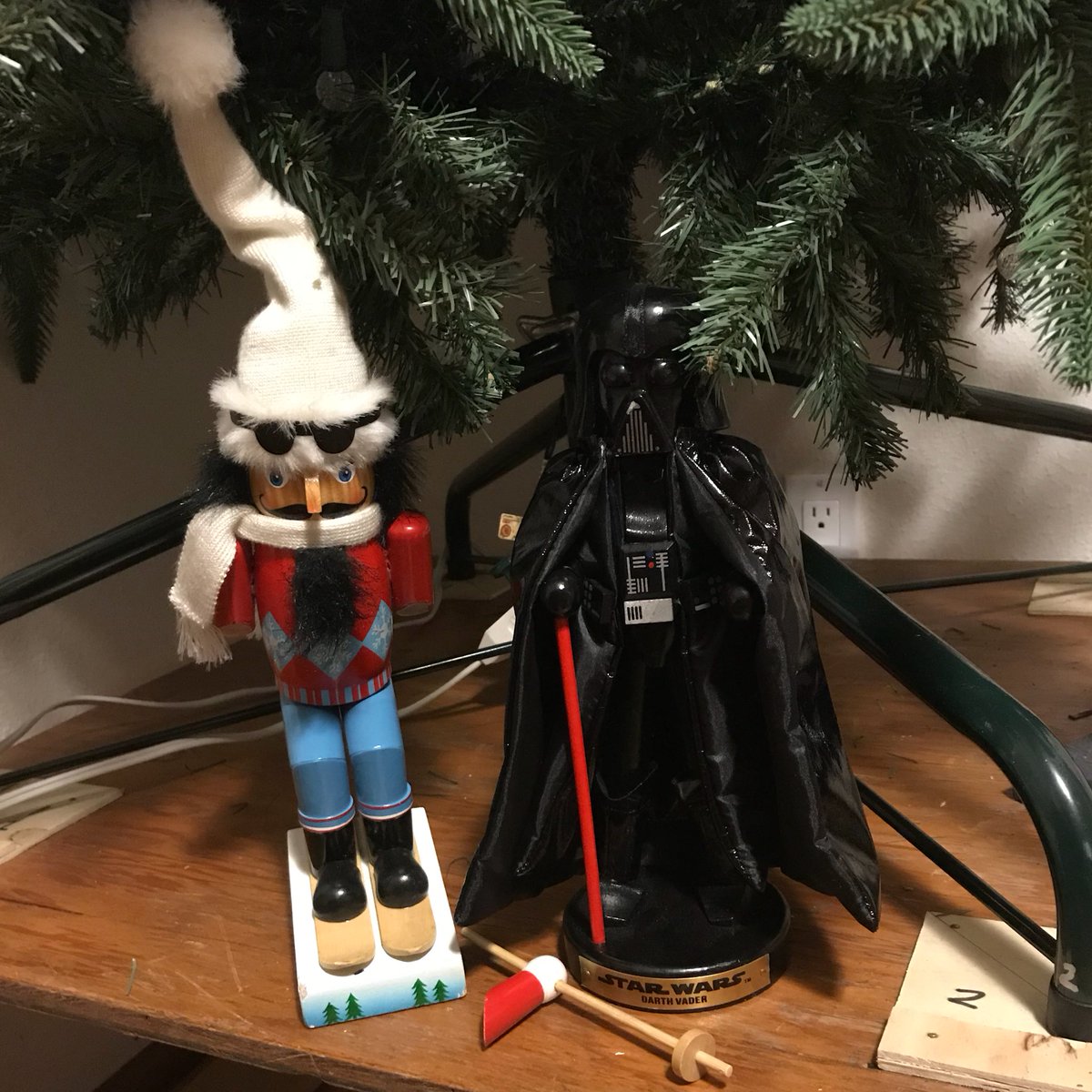 RandomDadisms's tweet image. My kids keep breaking the arms off one of my nutcrackers.

Instead of repairing it again I discovered it was easier to just give him a friend…