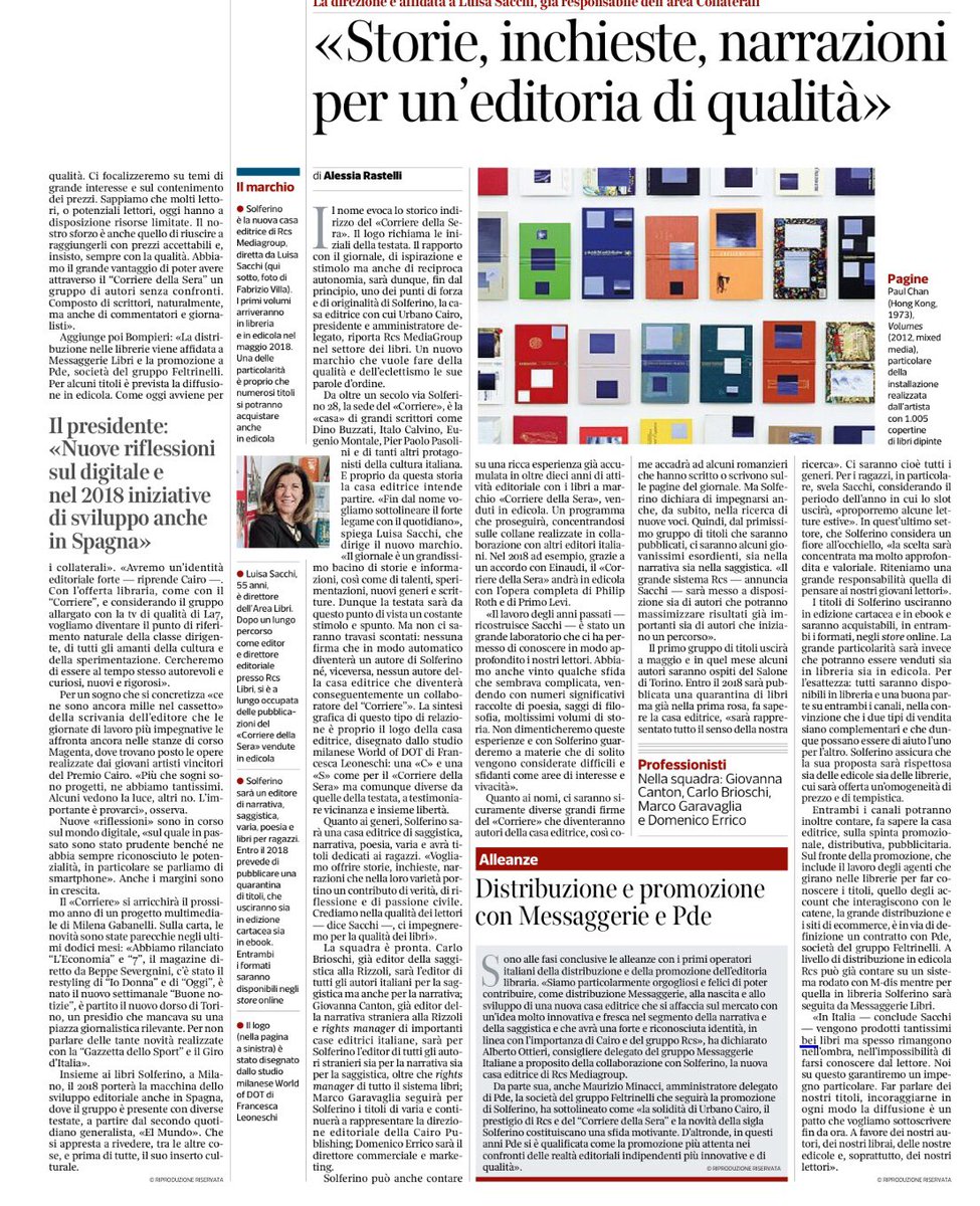 Molta emozione per questa bella rinascita. Benvenuta #Solferino <a href="/Corriere/">Corriere della Sera</a> bravissimi  <a href="/luisasacchi/">Luisa Sacchi</a>