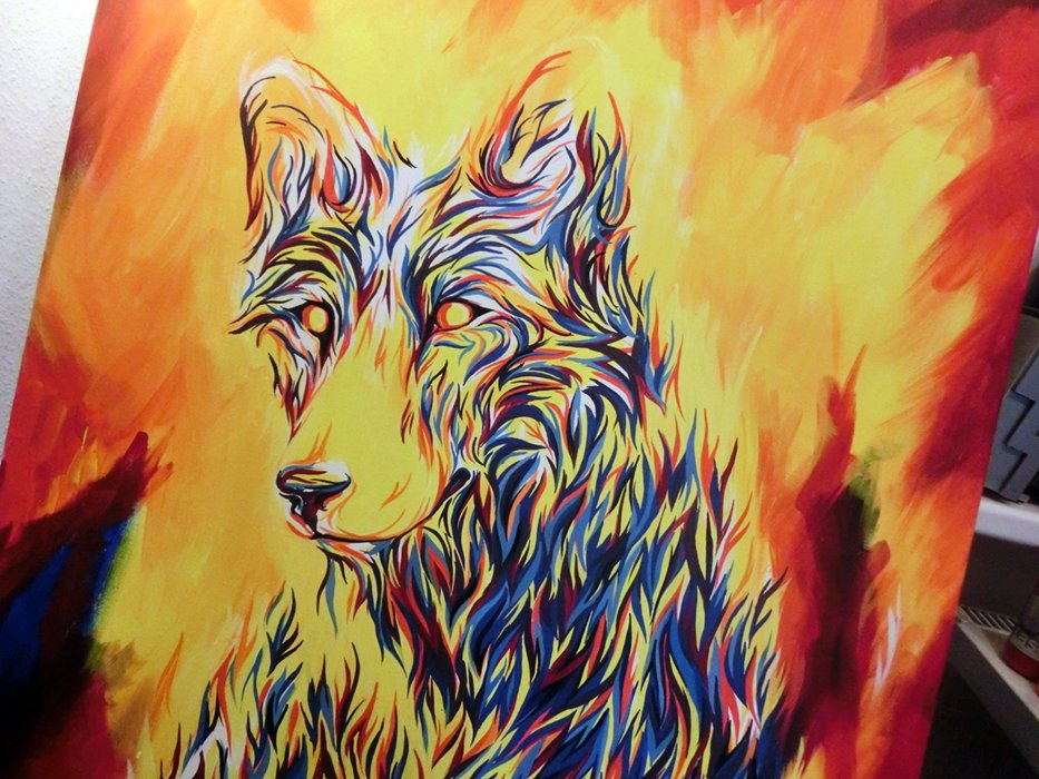 Dividedwolf's tweet photo. WIP - "Feuer"-Commission für Thilo https://t.co/oCCVK0JA2a