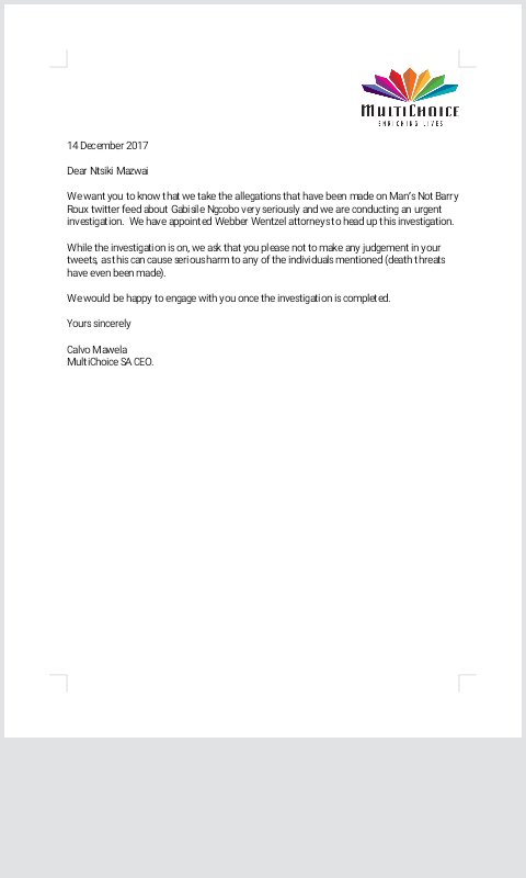 ntsikimazwai's tweet photo. So this is the email i got..
. #JusticeForGabisileNgcobo ..see you at the protest march at 10am. An Injury to one woman is an injury to ALL https://t.co/zexrfyAiGS