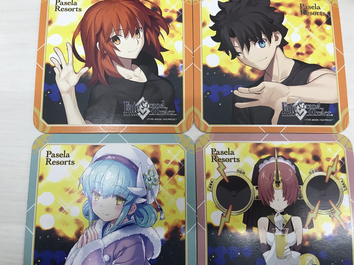 パセラ　fgo コラボ　コースター（個別販売） Fate/Grand Order FGO コラボ コースター 特典 パセラ 【公式通販】