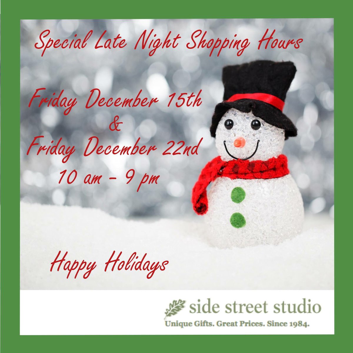 Side Street Studio tweet media