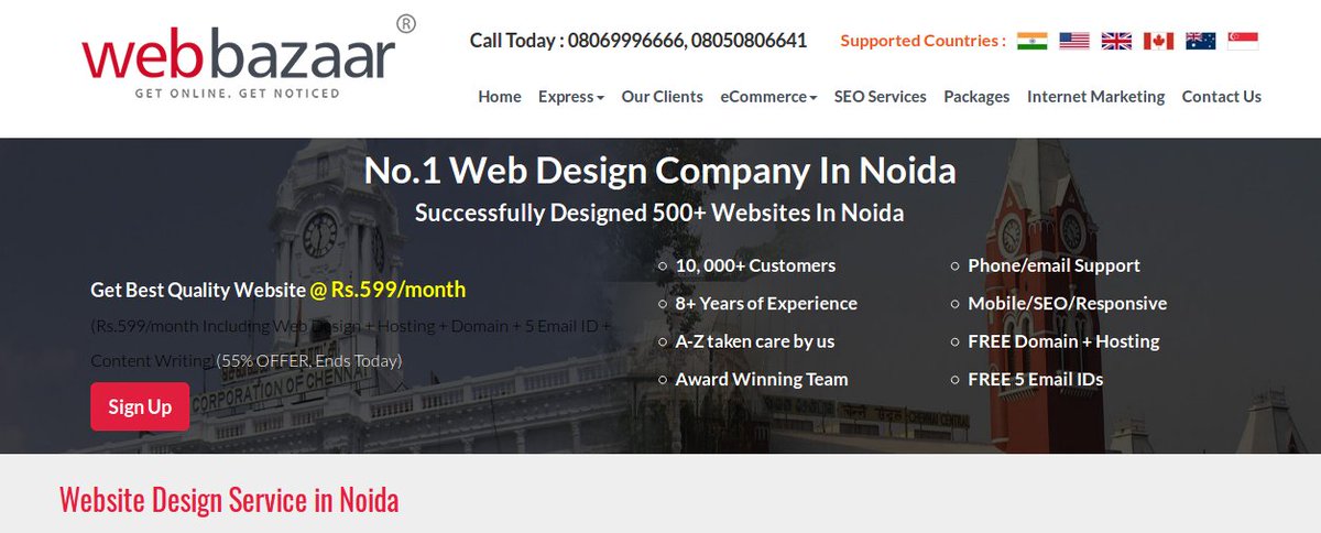 chaitra36525562's tweet image. @web_dev_news #WebBazaar is a leading, #offshore #WebsiteDesign &amp;amp; #development company in #Nodia. #WebsiteDesign starts at just Rs.599/-. Visit us today and get 55% #Offers. webbazaar.com/web-design-ser… or contact 8050806641