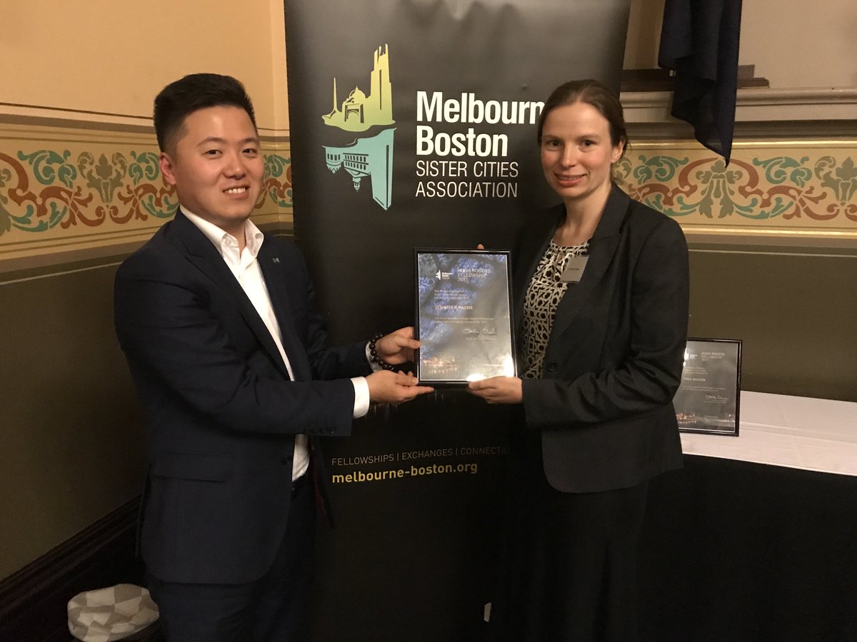 MelbourneBoston's tweet photo. Congrats to Dr Jennifer Payne from @MonashUni @Monash_FMNHS on her 2017 Hugh Rogers Fellowship https://t.co/6J2CsUCvwT https://t.co/2w4lA8vWaE