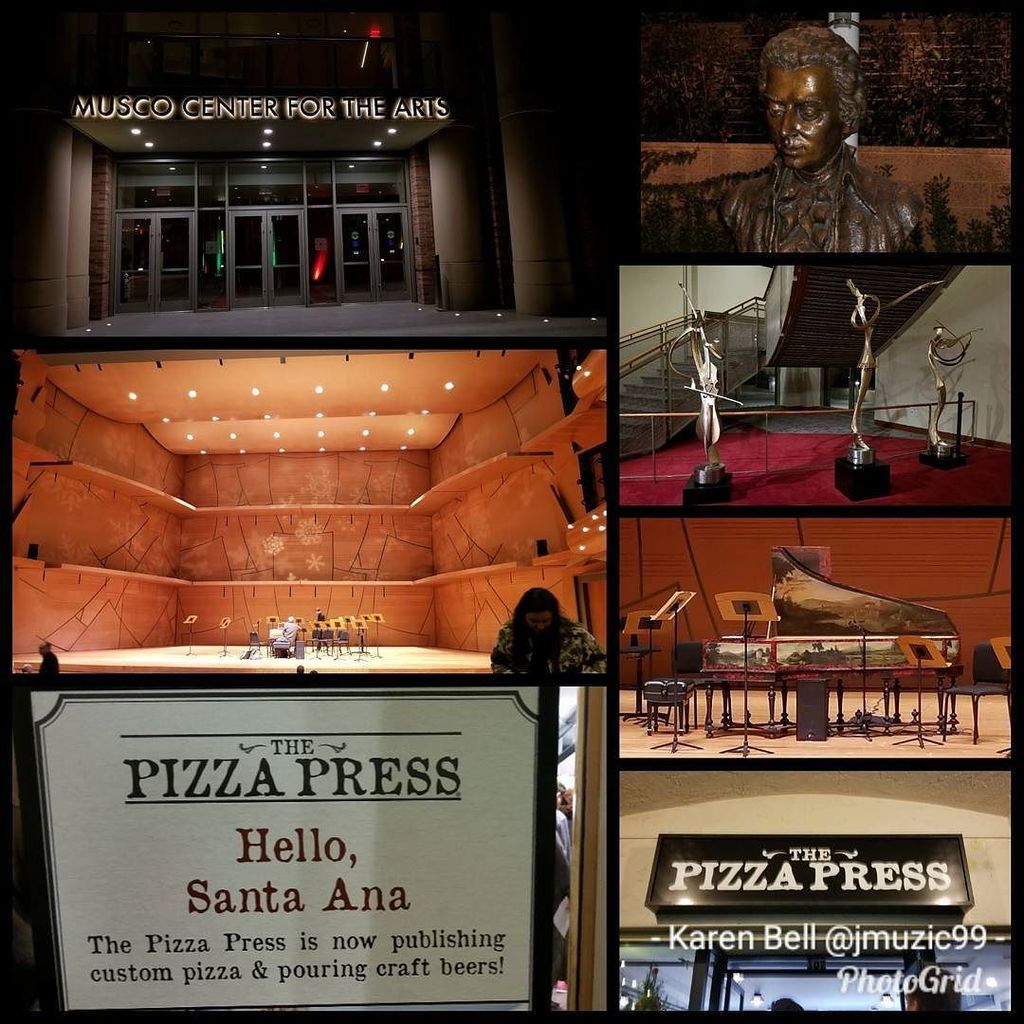 jmuzic99's tweet photo. Spent the evening with the @lachamberorchestra, listening to all 6 #BrandenburgConcertos by #Bach, then closed the night at @thepizzapress in #SantaAna for the #GrandOpening. #Pizza #Music #ChapmanUniversity #Resolutions2017 #2017Goals #MozartBust
---
Da… https://t.co/WNGCaTDb8a https://t.co/IJT71OPXoq