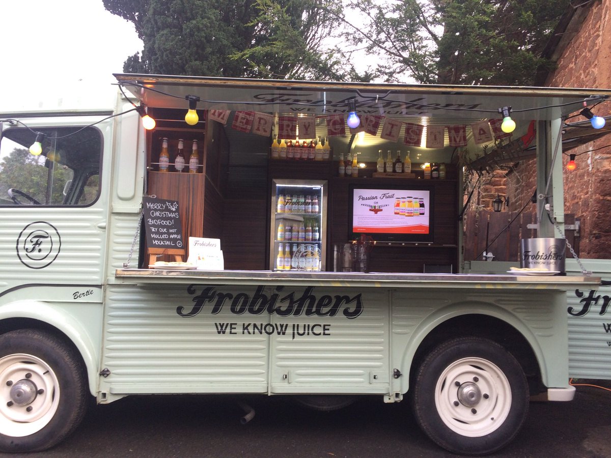FrobishersKevin's tweet photo. Bertie providing @Frobishers Chaud de Pomme, mince pies &amp; Xmas tunes for @BidfoodUK sales team courtesy of @The_Devon_Hotel Exeter https://t.co/gO3KfMNJZl