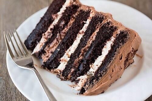 Chocolate Cake with toasted Marshmallow filling.
