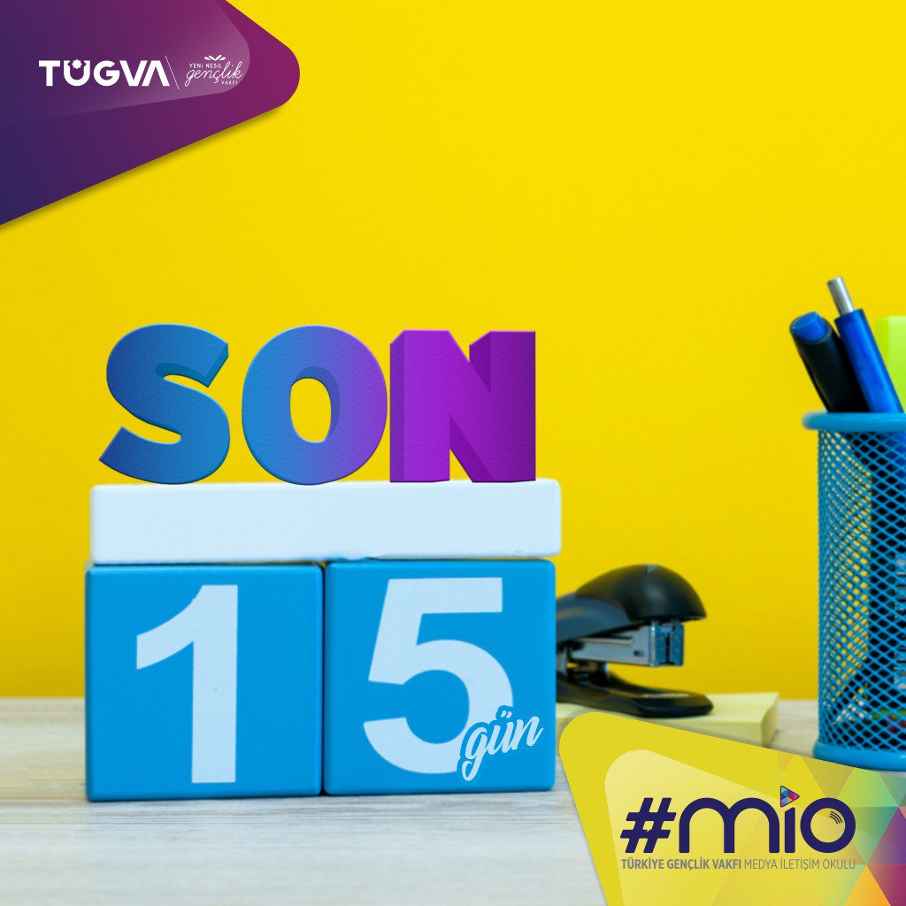 MİO başvuruları için son 15 gün. Hadi durma sen de başvurunu yap!
Başvuru için: goo.gl/22qcGY