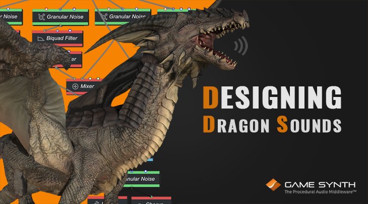 tsugistudioFR's tweet photo. Comment créer des sons de #dragon avec GameSynth, le nouveau logiciel de #creationsonore pour les
#Jeuxvideo : 
https://t.co/ghwbOubPnl
#designsonore https://t.co/j9l9se7xZo