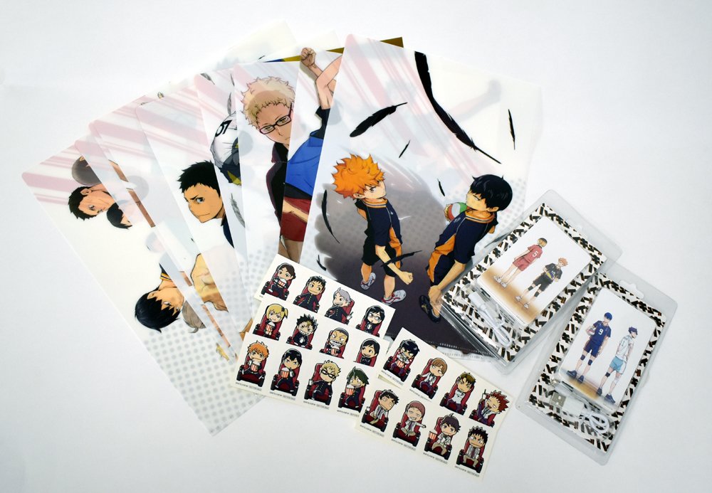 Toho Animation Store ハイキュー Jf18 Toho Animationブーズ商品をご紹介 セカンドシーズン ジャケ写 クリアファイルセット と 終わりと始まり 勝者と敗者 ジャケ写 モバイルバッテリー 等 ハイキュー 商品3 000円以上お買い上げ毎