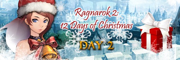 PlayRagnarok2's tweet photo. On the second day of #Christmas... what will #Santa bring to you? Yesterday, your sharing efforts unlocked 4 DNA Random Boxes to be sent during our next regular maintenance! What prize will you unlock today? https://t.co/TO5KPCdpt6 #RO2Holiday https://t.co/doSNKgsNSN