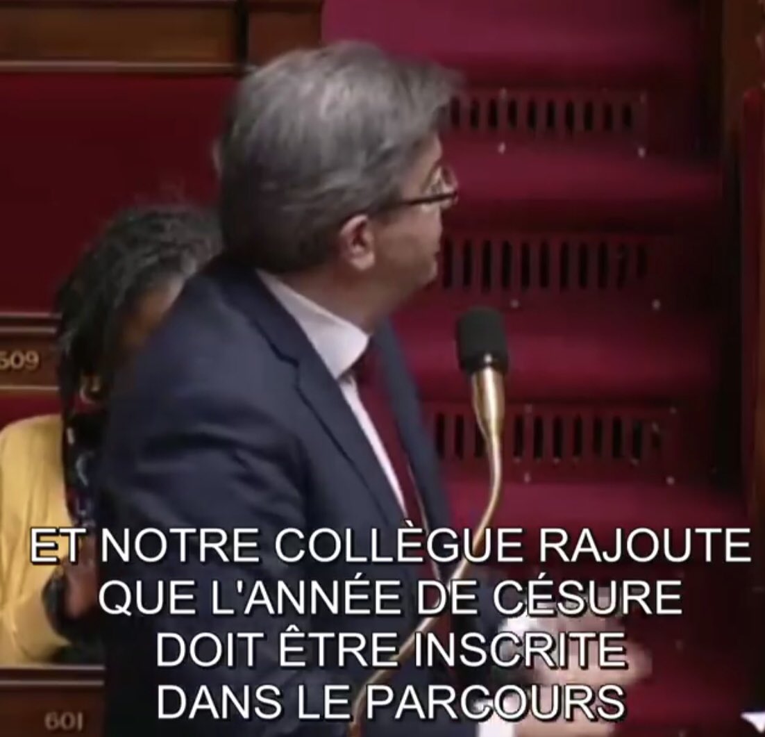 Jordan_challier's tweet photo. Cher M. député @JLMelanchon : heureux de voir des raccourcis comme les votre. Non l’année de #césure n’est pas synonyme d’échec ou de perdition. Elle est pour majorité synonyme de #projet, d’#engagement ou de #citoyenneté. @Pharma_ANEPF @La_FAGE #PlanEtudiants https://t.co/dnSafmWjN7