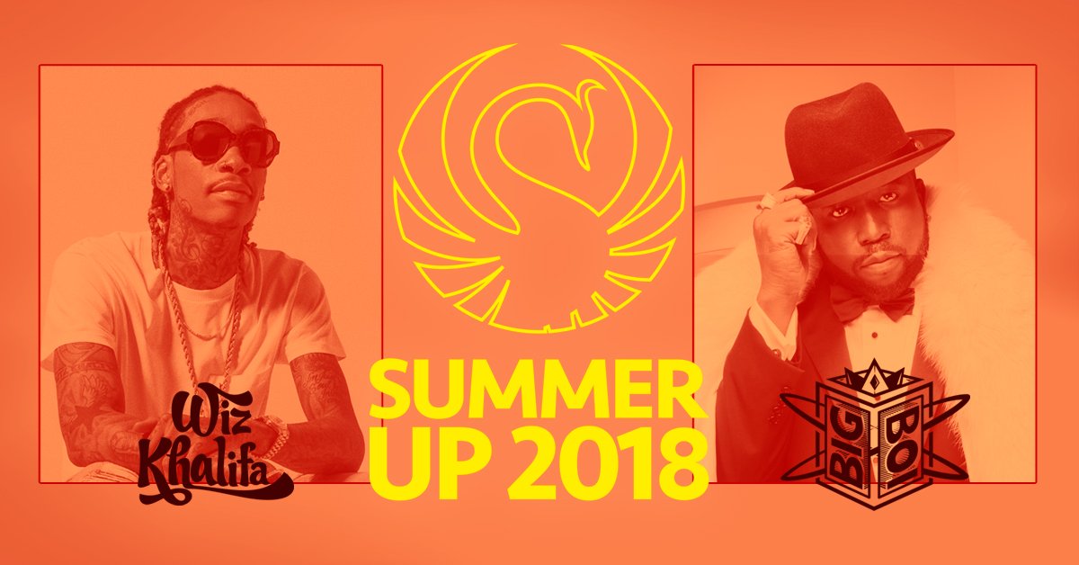 Welcome to #Summerup <a href="/wizkhalifa/">Wiz Khalifa</a> and <a href="/BigBoi/">Big Boi</a> 
Lahen Puutarhajuhlilla nähdään myös <a href="/KNIGHTRYDAZZ/">JVG.FI</a> <a href="/rsjakoirat/">RoopeSalminen&Koirat</a> <a href="/teflonbrothers/">T.B</a> 
Nähdään Lahden Mukkulassa 13.-14.7.2018 #summerup18 #kesäylös