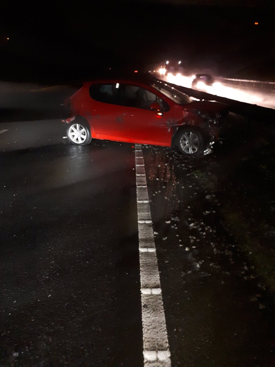 A55 lane 2 just outside Chester.  Your always going to get a bump at 6.30 when you're off at 7 no one hurt but drive to the conditions &amp; slow down #RoadSafety