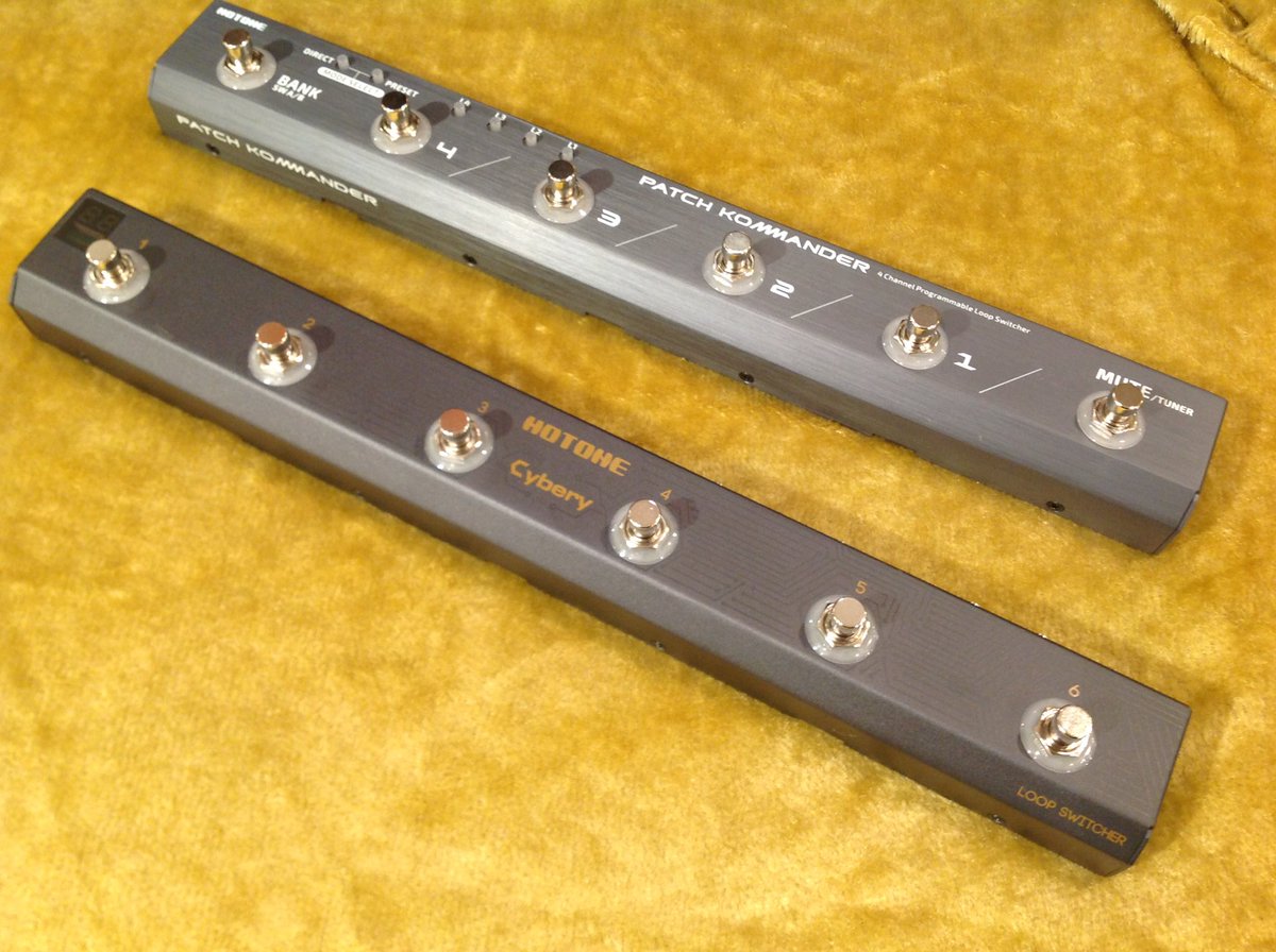 新商品入荷😎】 #HOTONE ・#Cybery #EC-10 ・#PatchKommander #LS-10