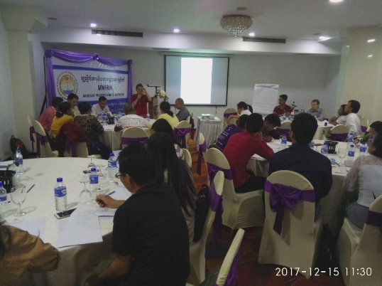 PlanBurma's tweet photo. 15Dec2017 #ThePLAN
Public Legal Aid Network facilitated #MWRN
Migrant Worker Rights Network's "Law Relating To Overseas Employment" Workshop https://t.co/mfuYulovHl