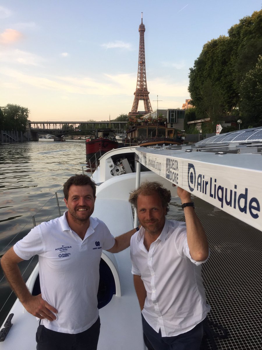 Lecocq_dom's tweet photo. #telematin Laurent Bignolas &amp; Gregoire Tournon : un bateau de légende devenu un bateau du futur ! 🛥 #Energy_Observer est totalement autonome en énergie et préfigure le mix énergétique de demain. #HydogenNow #FutureIsClean Un reportage à revoir ! 🎥 sur #France2tv https://t.co/LQ50jPCXWb