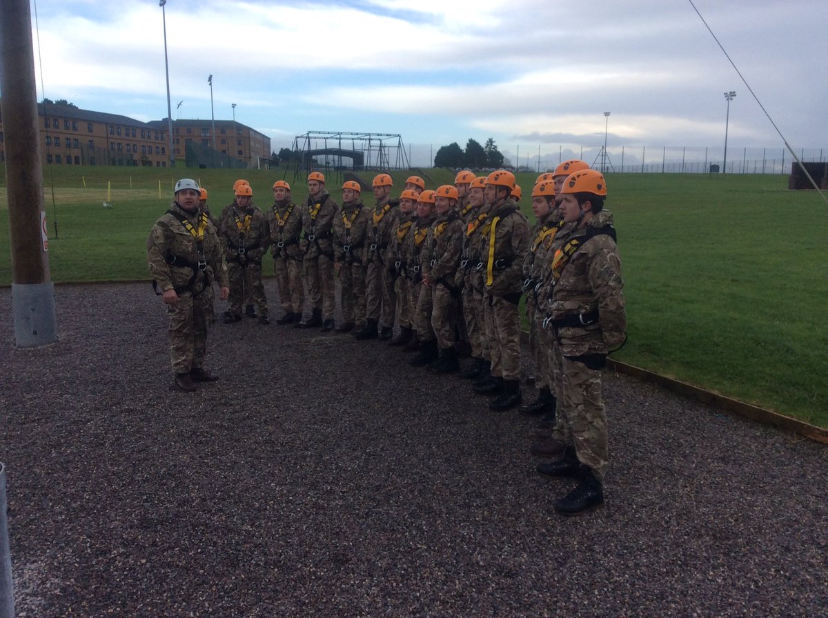 HMS_Raleigh's tweet photo. Cunningham 23 were tackling the high ropes course yesterday challenging people outside of their comfort zones. #Cunningham23 https://t.co/KxyNugwouV