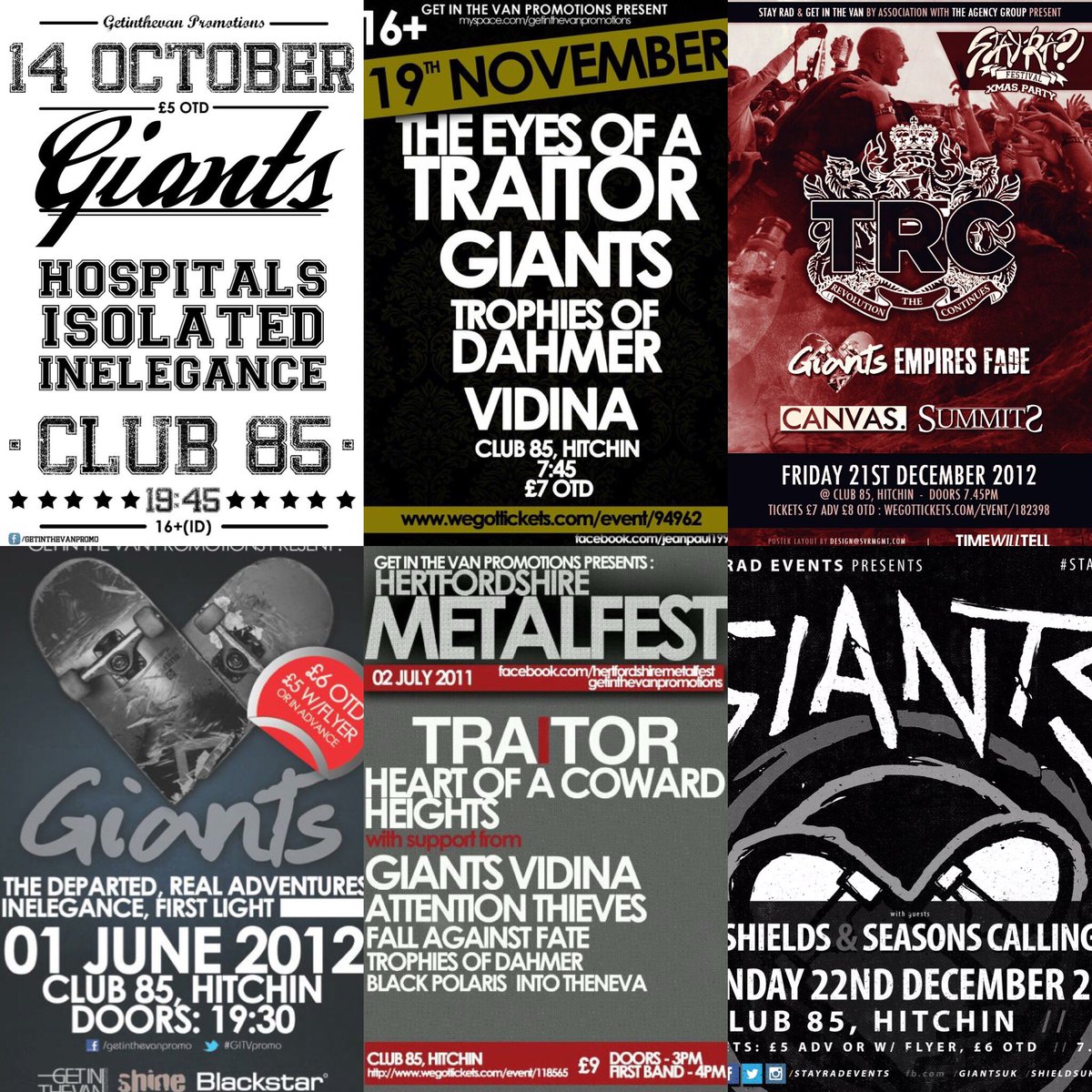 .<a href="/GIANTSUK/">GIANTS</a> thank you for letting me put you on so many times in Hitchin at <a href="/club85/">Club 85</a> 🖤 you'll be missed