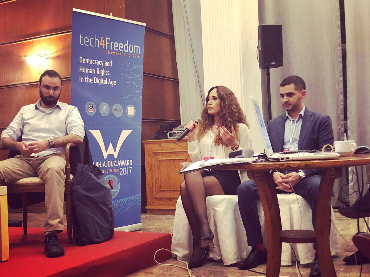 widadjarbouh's tweet photo. #tech4freedom #moderating #roundtable #tech4oppression https://t.co/y6mZ8foLoc