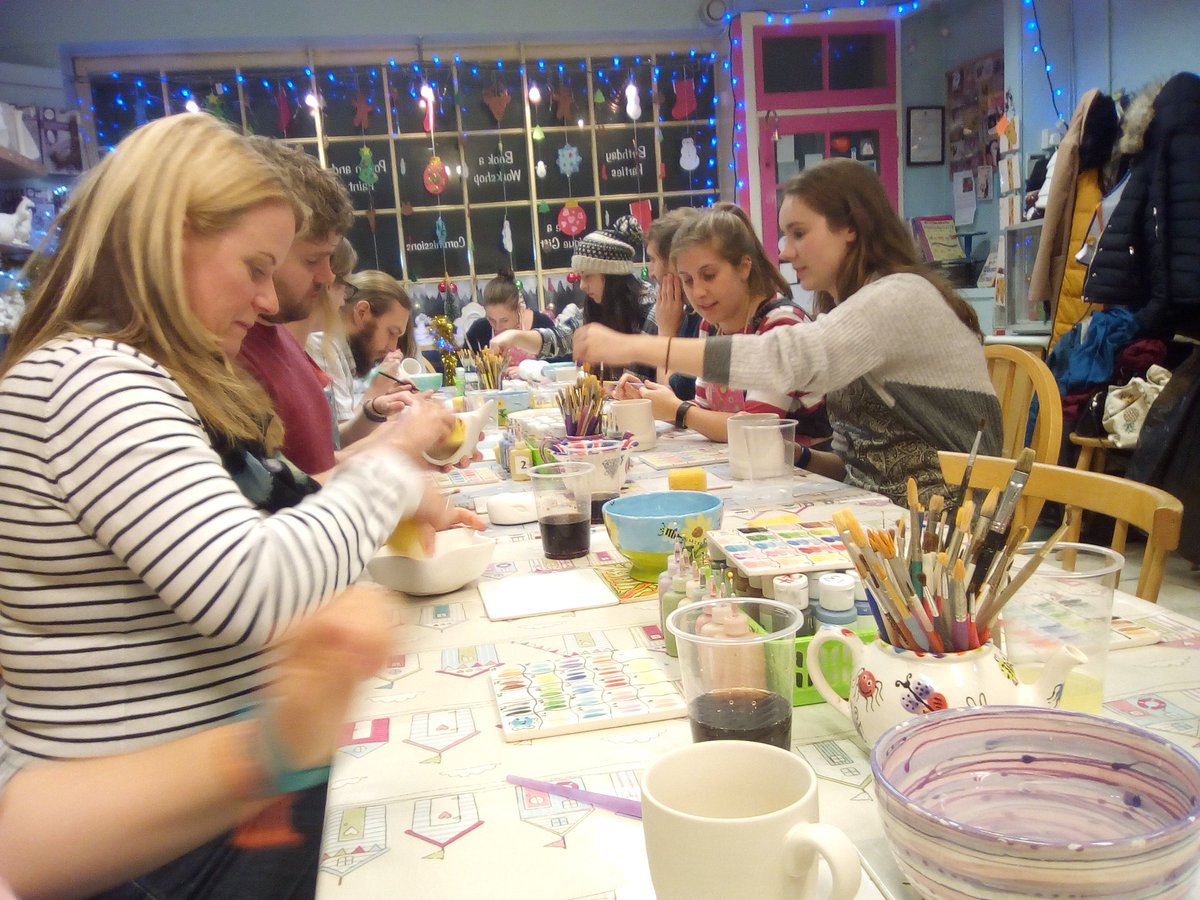 Much fun was had last night at our #xmas social at ClayArt! Thanks @kympriestley for organising!