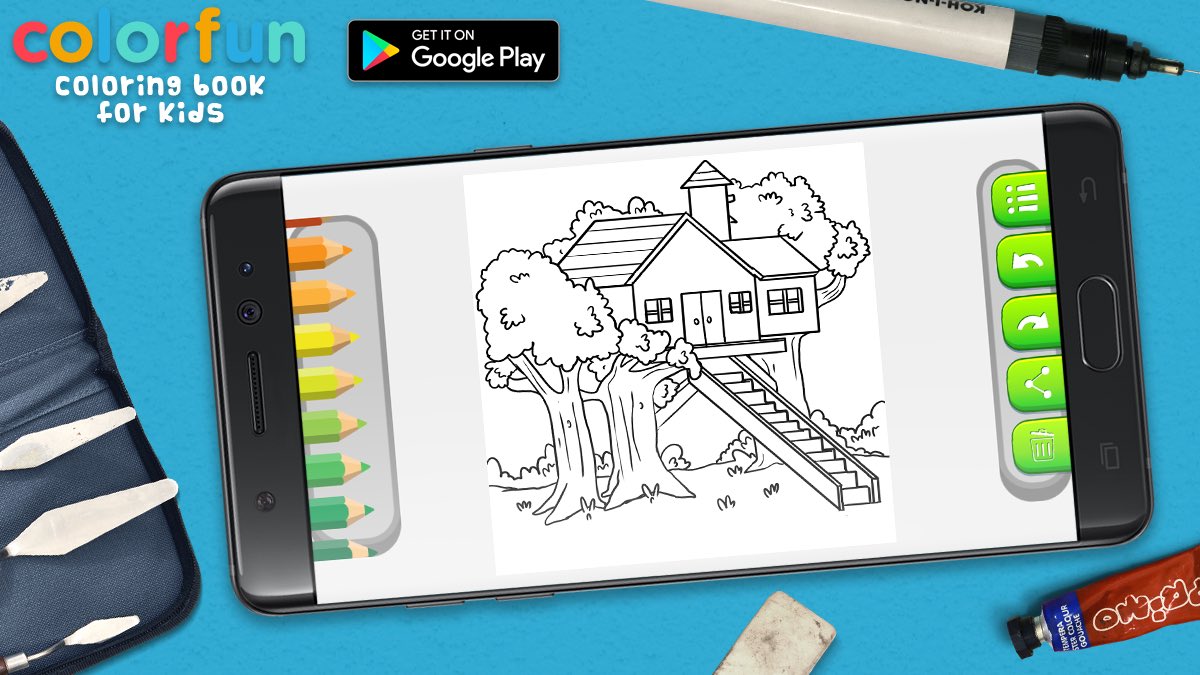 colorfun - coloring book for kids tweet media