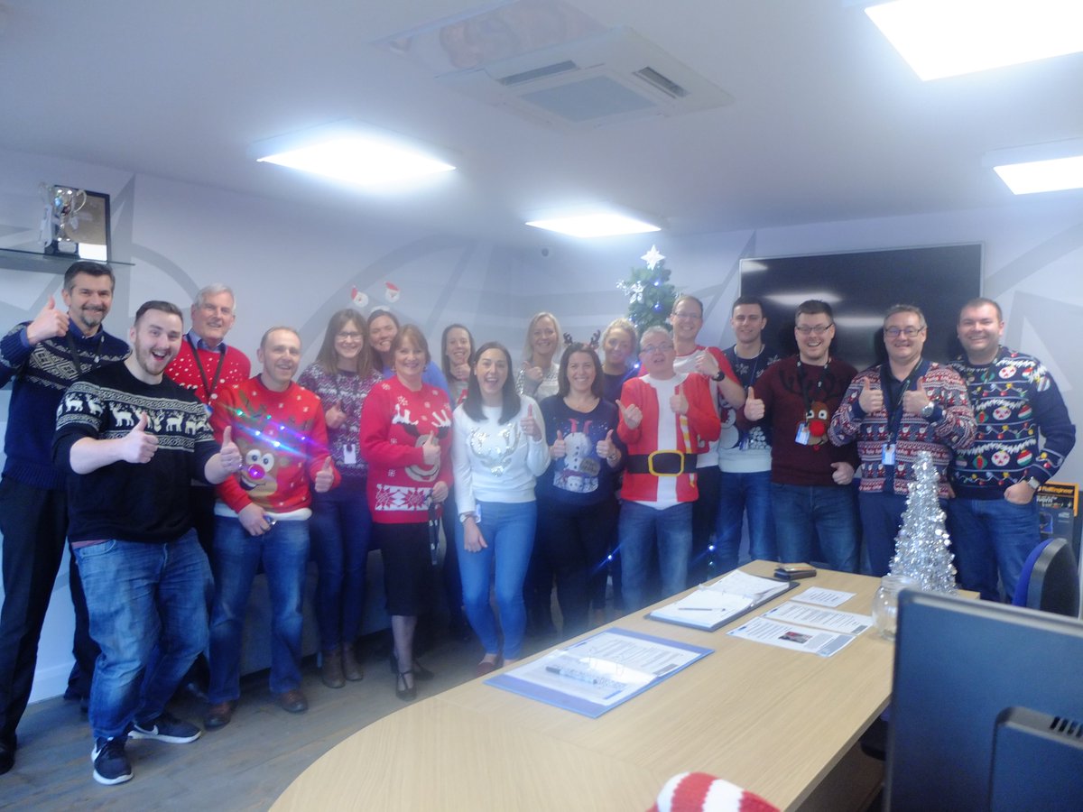 Its beginning to look at lot like Christmas here at DRS! Supporting <a href="/savechildrenuk/">Save the Children UK</a> #ChristmasJumperDay 🎅
