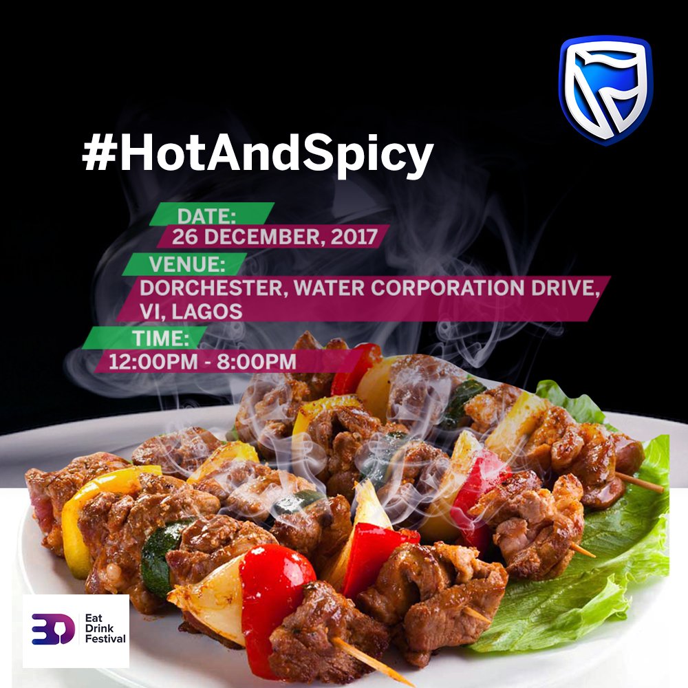 Raise your hand if you like your BBQ #HotAndSpicy. There’ll be some at <a href="/EatDrinkLagos/">Eat.Drink.Lagos</a> #EatDrinkFestival this boxing day. Check out
@the_fishlady, @legacygrills and @chef8tte