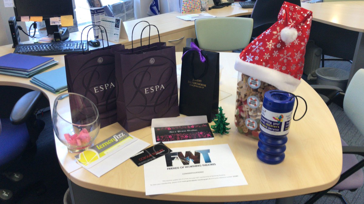 Come find us around #Worthing today to guess how many sweets are in the jar! We also have raffle tickets for amazing prizes!! #leaders #christmas