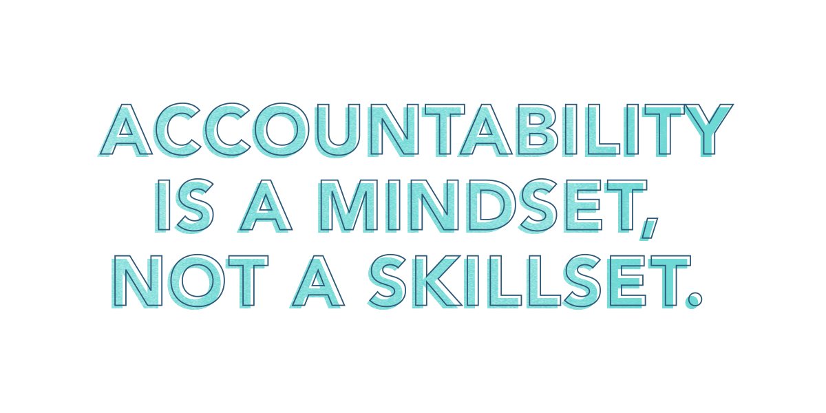 If you are a highly accountable employee it means you have a certain valued mindset.  
It means you hold the belief that you can have an impact on your own ✨outcomes and results✨