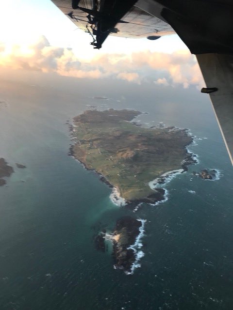 Roots_Arch's tweet photo. Stunning view of #Iona this morning from @FlyLoganair #Tiree plane. Our #IonaAbbey #renovation project is well underway! #rural #architects https://t.co/gnVGcx4GVb