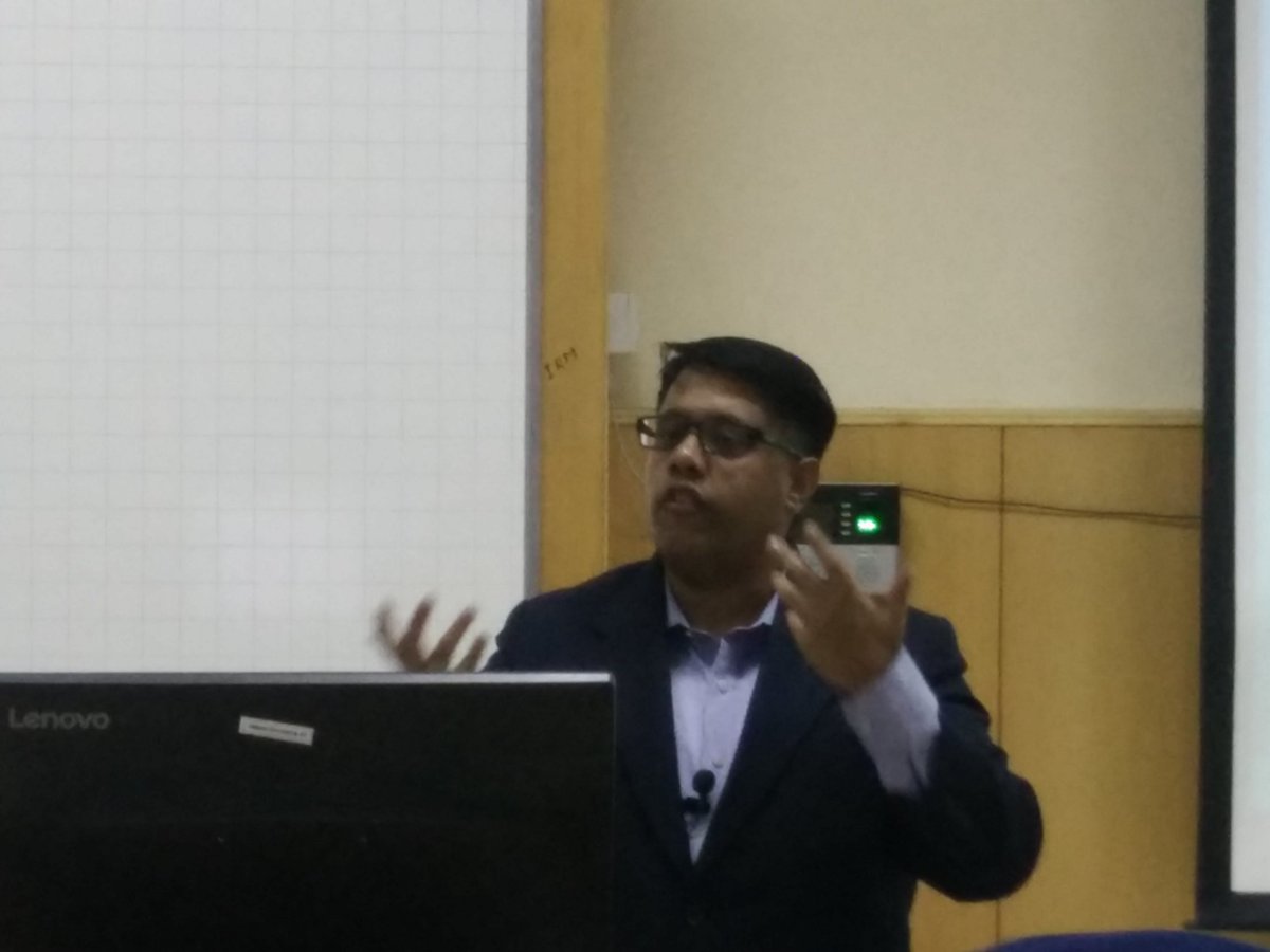 mvjoshie's tweet photo. This terrific talk by Bhajneet Singh Dhingra, Senior Manager, Hiring for Sapient here at IIM Indore for the participants of the Certificate Course in Business Management for Defence Officers. AI, IoT, robotics et al in the hiring domain. https://t.co/yNshdnNf61